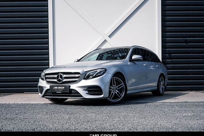 Sølv Mercedes E220 d fra 2019