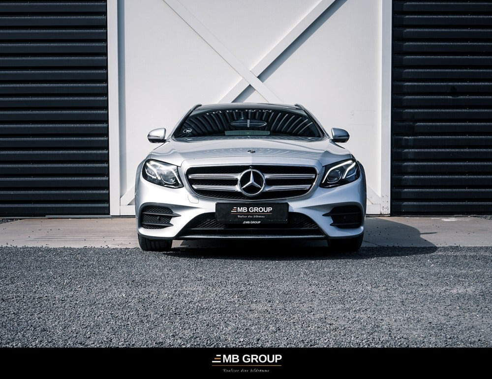 Sølv Mercedes E220 d fra 2019