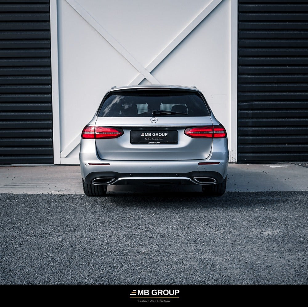 Sølv Mercedes E220 d fra 2019