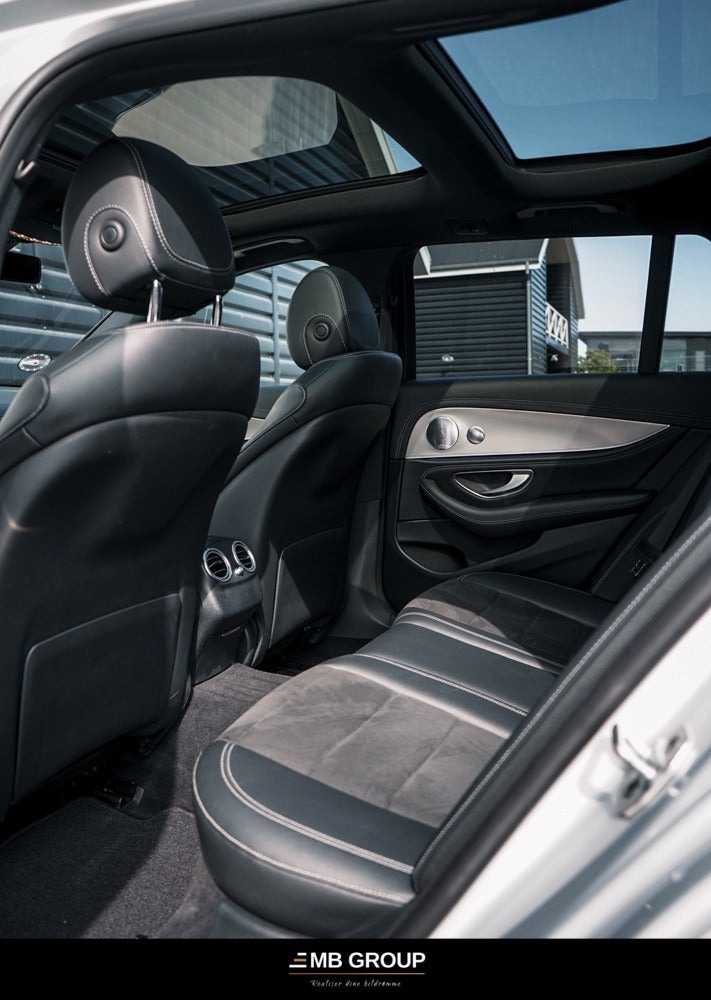 Sølv Mercedes E220 d fra 2019