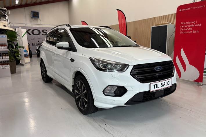 Hvid Ford Kuga fra 2019