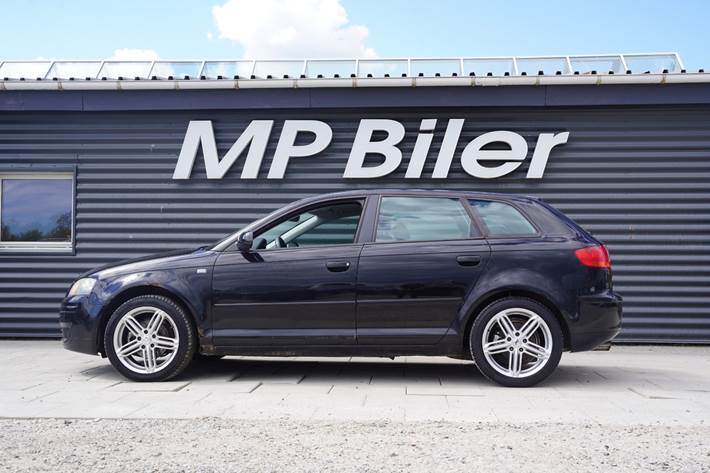 Sort Audi A3 fra 2005