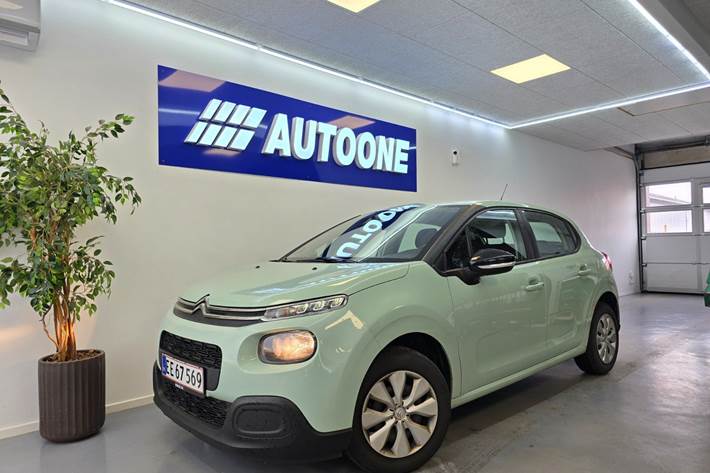 Grøn Citroën C3 fra 2019