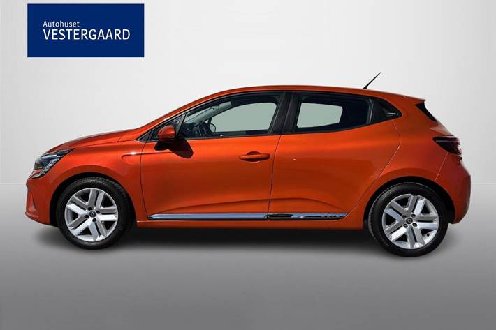 Orange Renault Clio V fra 2020