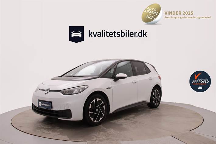 Hvid VW ID.3 fra 2022
