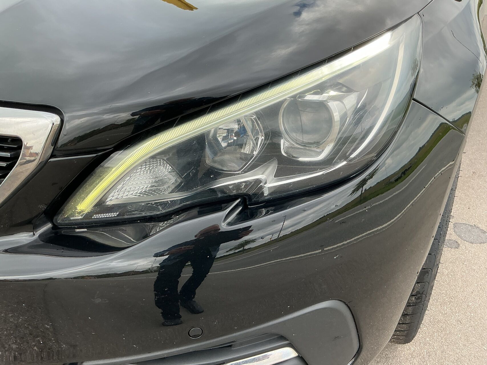 Sort Peugeot 308 fra 2018