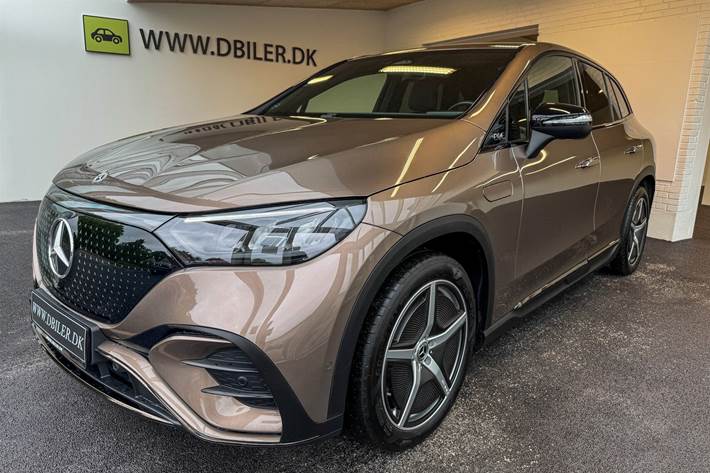 Brun Mercedes EQE 350 fra 2025