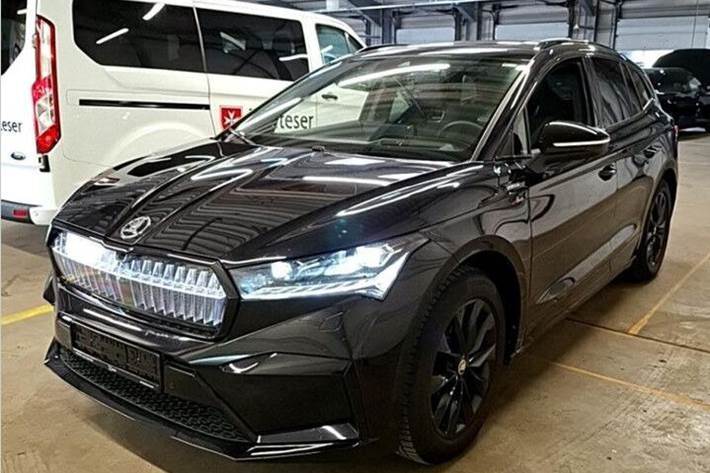 Sort Skoda Enyaq fra 2023