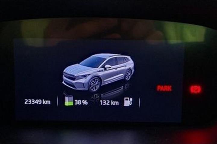 Sort Skoda Enyaq fra 2023