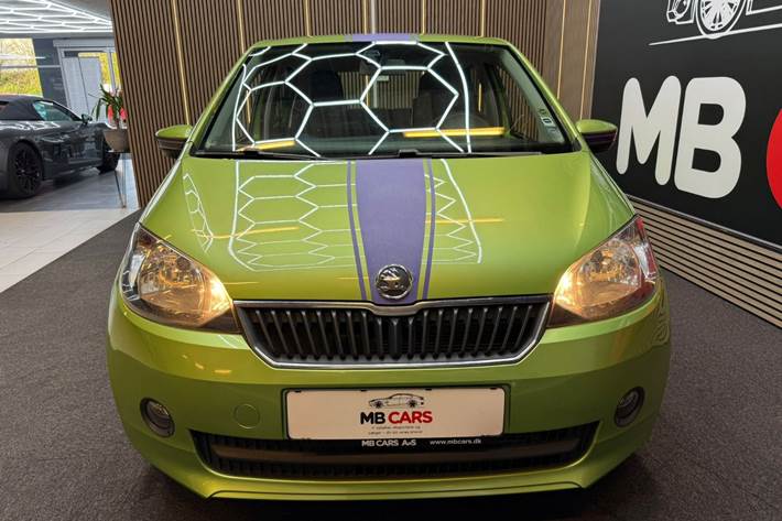 Grøn Skoda Citigo fra 2014