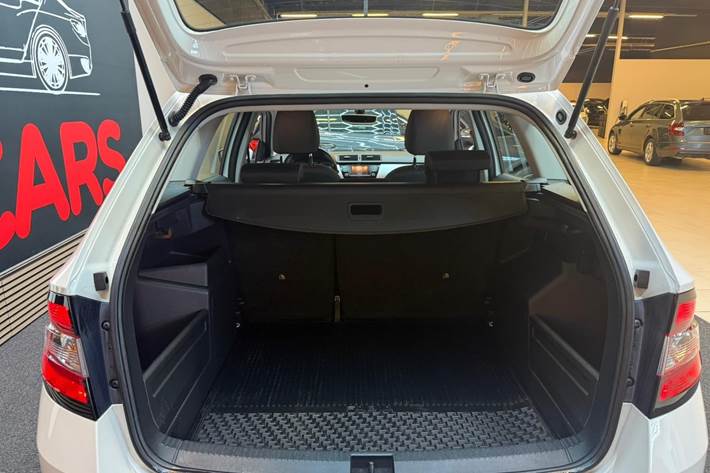 Hvid Skoda Fabia fra 2018