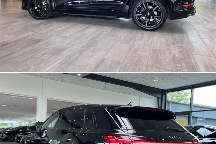 Sort Audi e-tron fra 2023