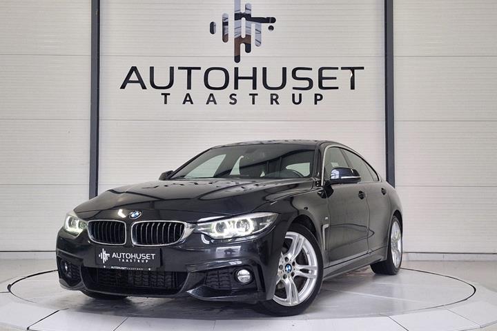 Sort BMW 420i fra 2018 set udefra