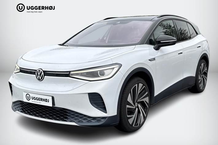 Hvid VW ID.4 fra 2021 set udefra