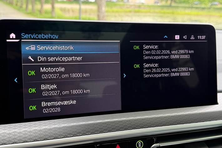 Grøn BMW X3 fra 2023
