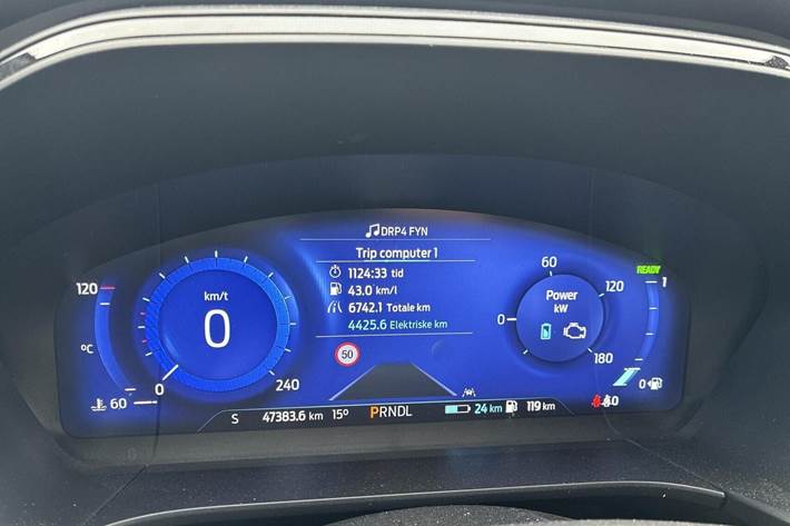 Blå Ford Kuga fra 2023
