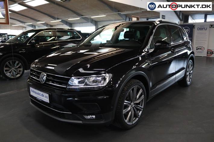 Sort VW Tiguan fra 2018