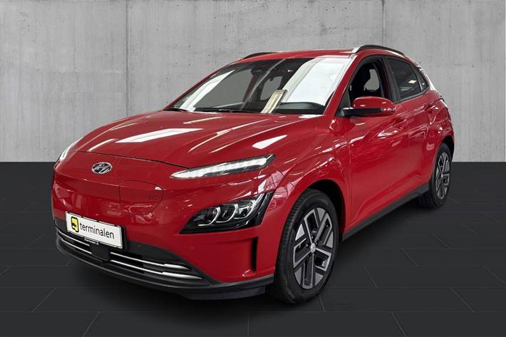 Rød Hyundai Kona fra 2022
