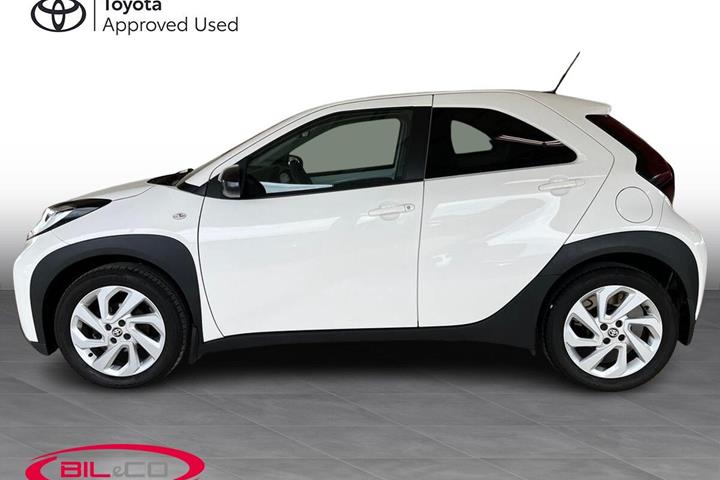Hvid Toyota Aygo X fra 2022