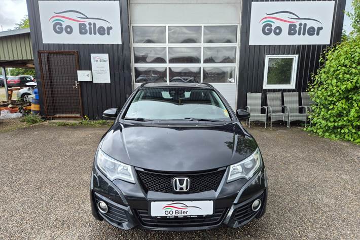Grøn Honda Civic fra 2015