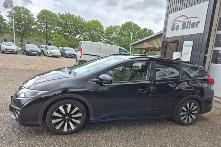 Grøn Honda Civic fra 2015