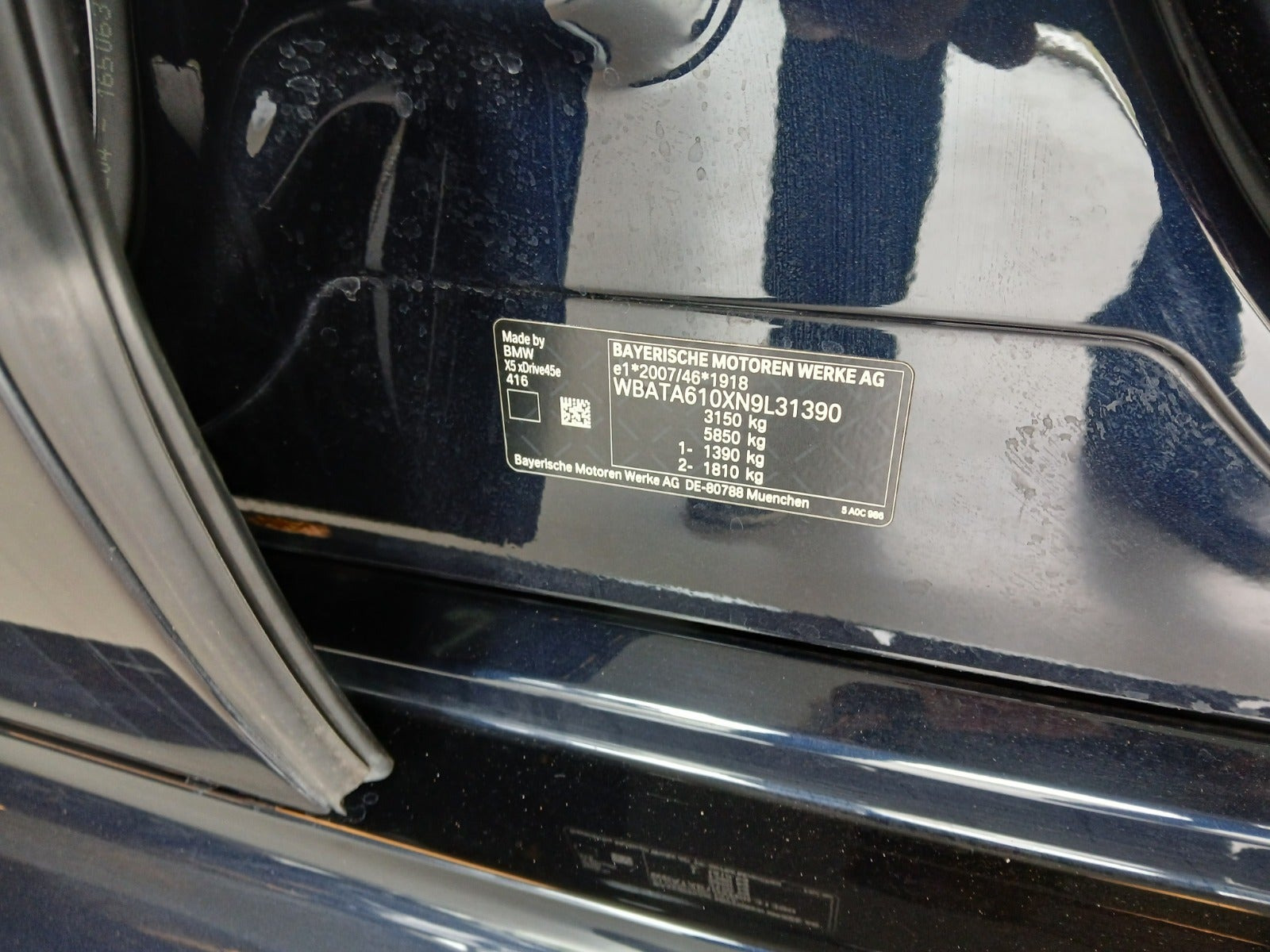 Sort BMW X5 fra 2022