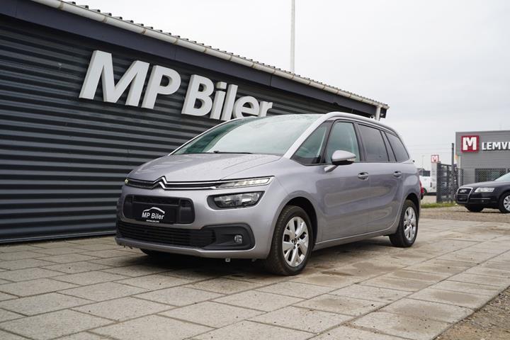 Sølv Citroën Grand C4 SpaceTourer fra 2018 set udefra