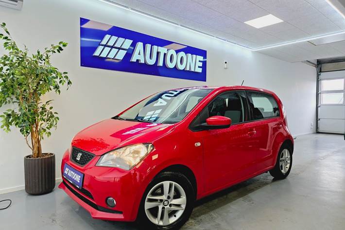 Rød Seat Mii fra 2015