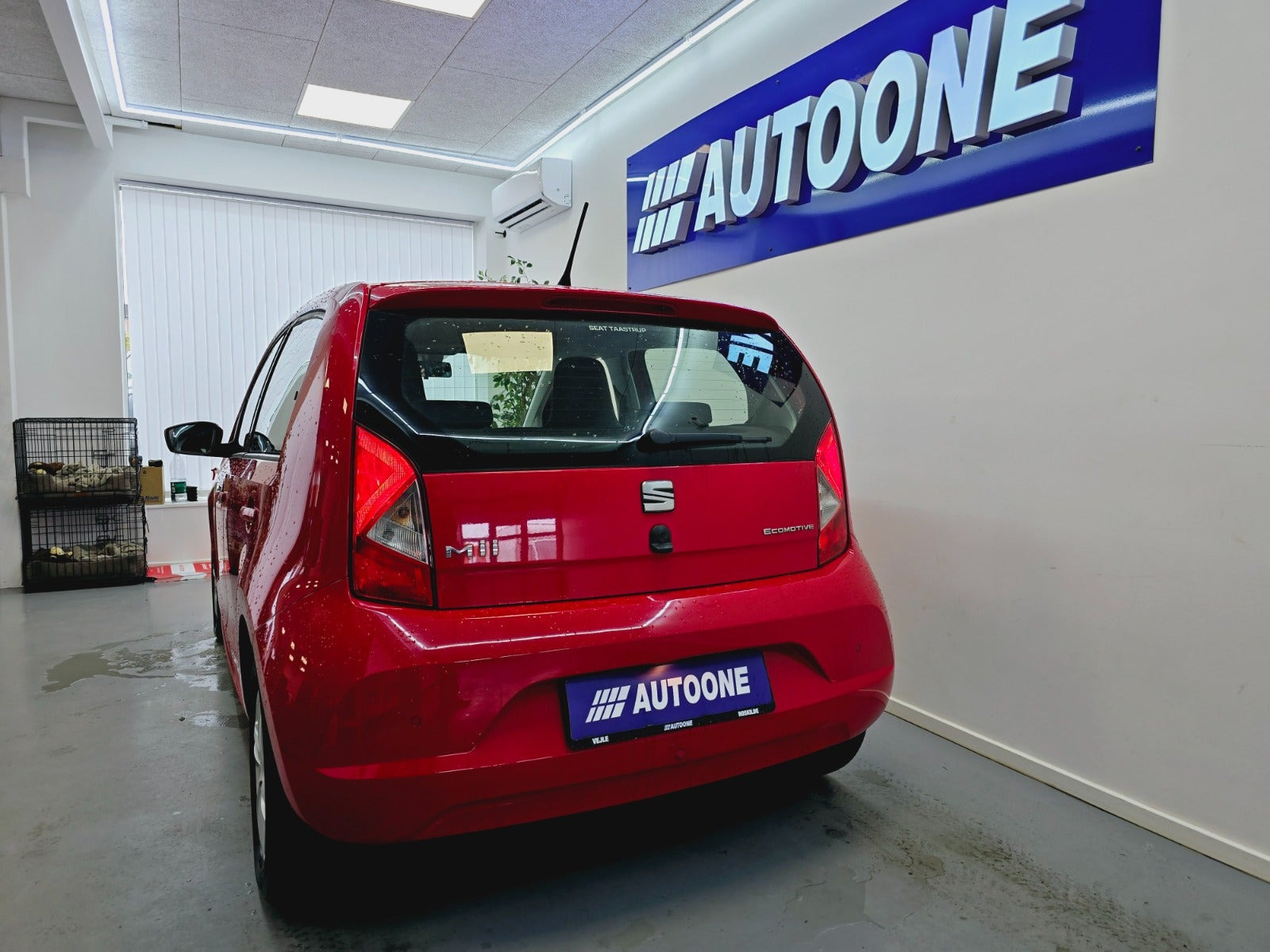 Rød Seat Mii fra 2015