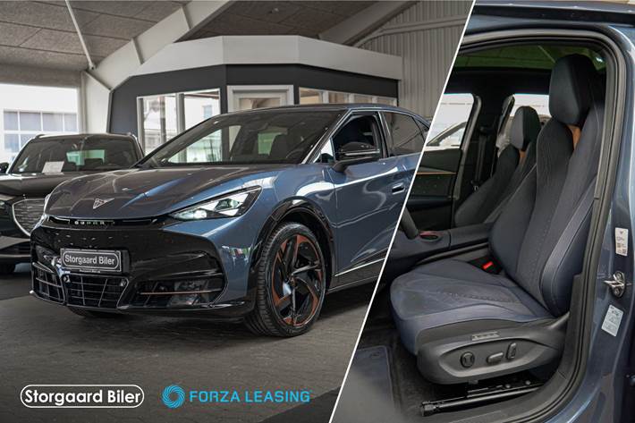 Blå Cupra Tavascan fra 2024
