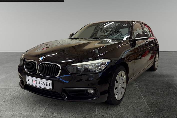 Sort BMW 118d fra 2017