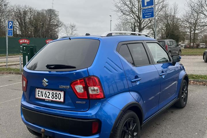 Blå Suzuki Ignis fra 2020