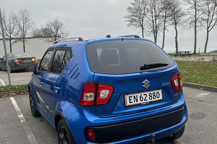 Blå Suzuki Ignis fra 2020