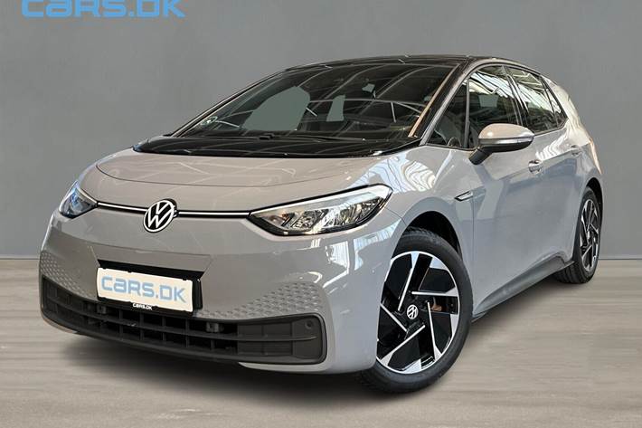 Grå VW ID.3 fra 2023 set udefra