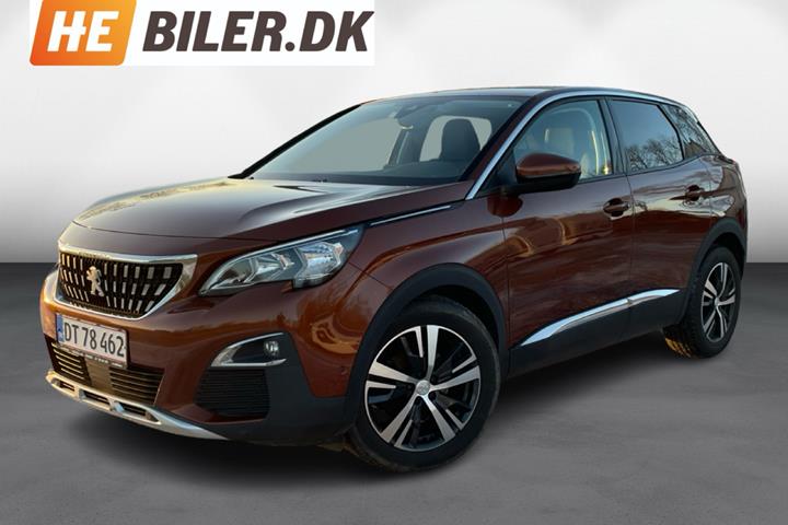 Bronze Peugeot 3008 fra 2017 set udefra