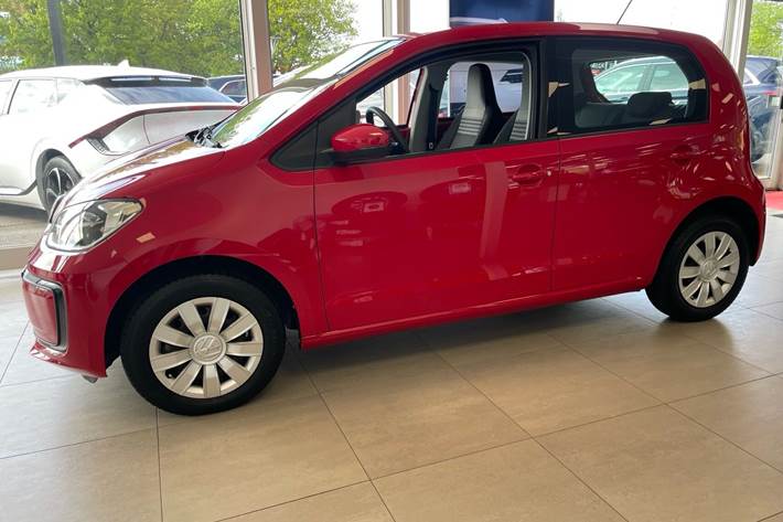 Rød VW e-up fra 2021