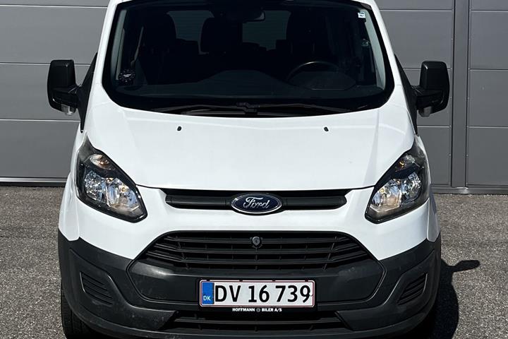 Hvid Ford Transit Custom fra 2014