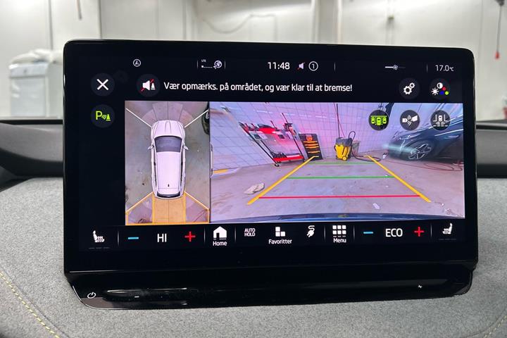 Grå Skoda Enyaq fra 2022