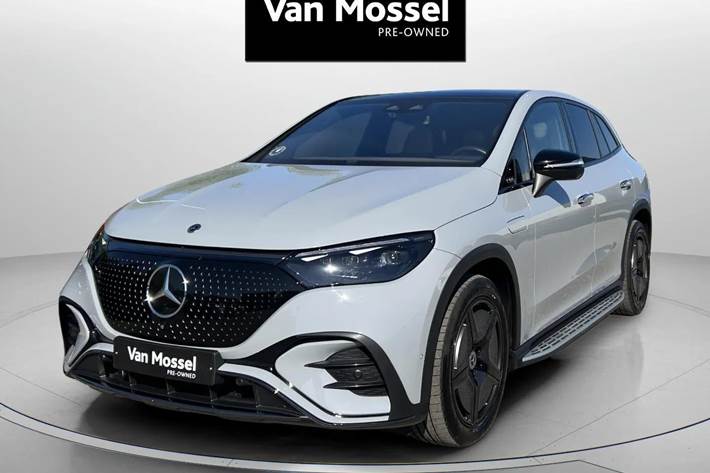 Grå Mercedes EQE350 SUV fra 2023