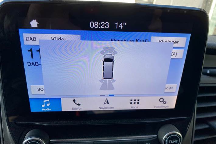 Hvid Ford Transit Custom 300 L1 fra 2020