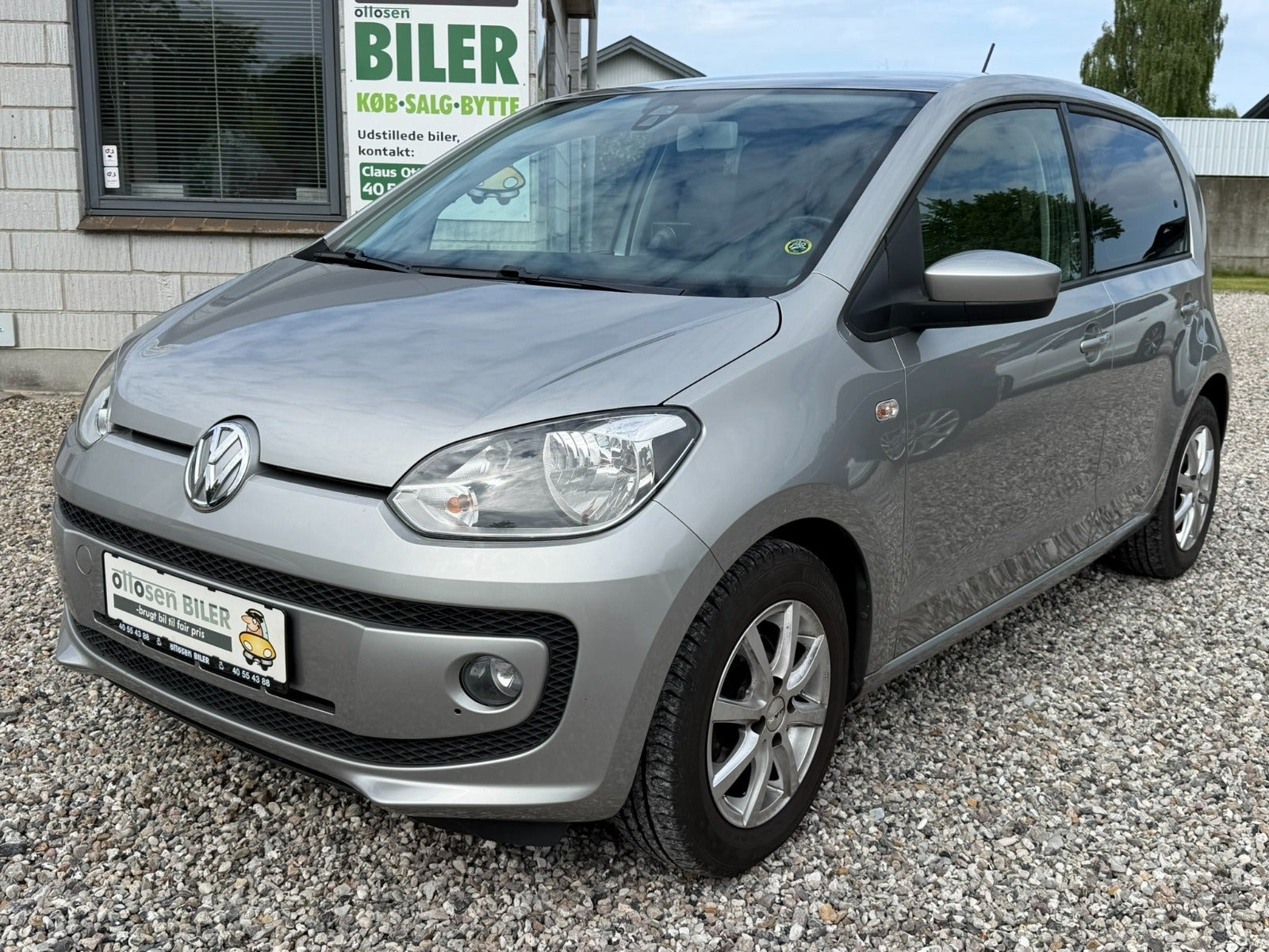 Sølv VW UP! fra 2014