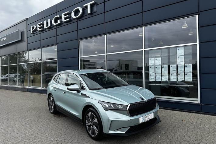 Grøn Skoda Enyaq fra 2023