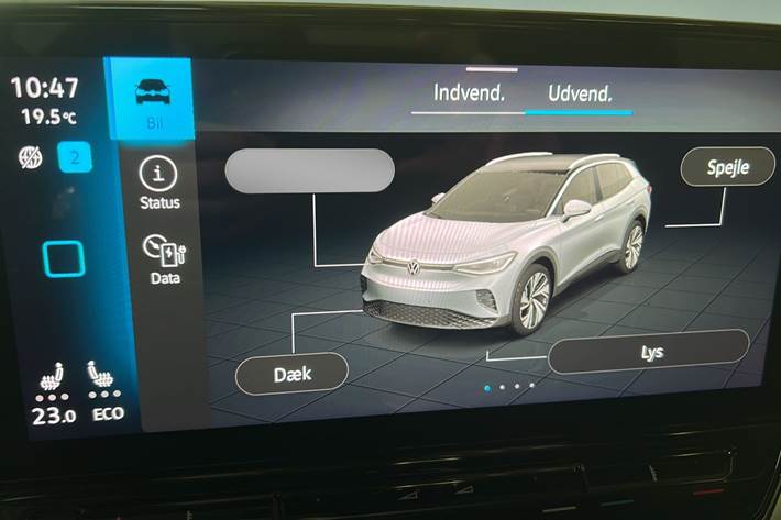 Hvid VW ID.4 fra 2021