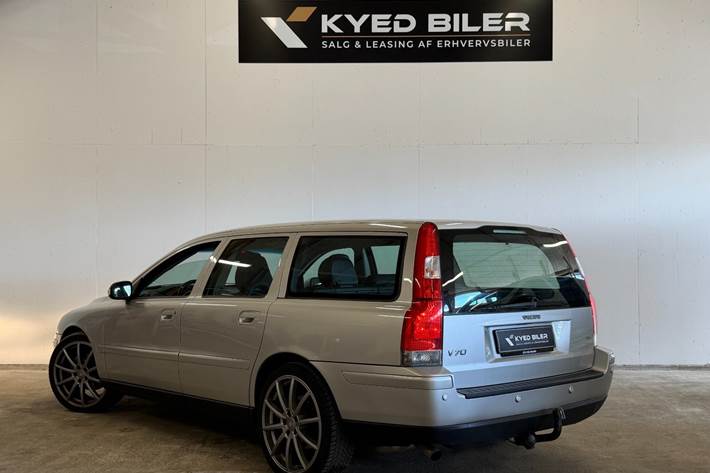 Sølv Volvo V70 fra 2007