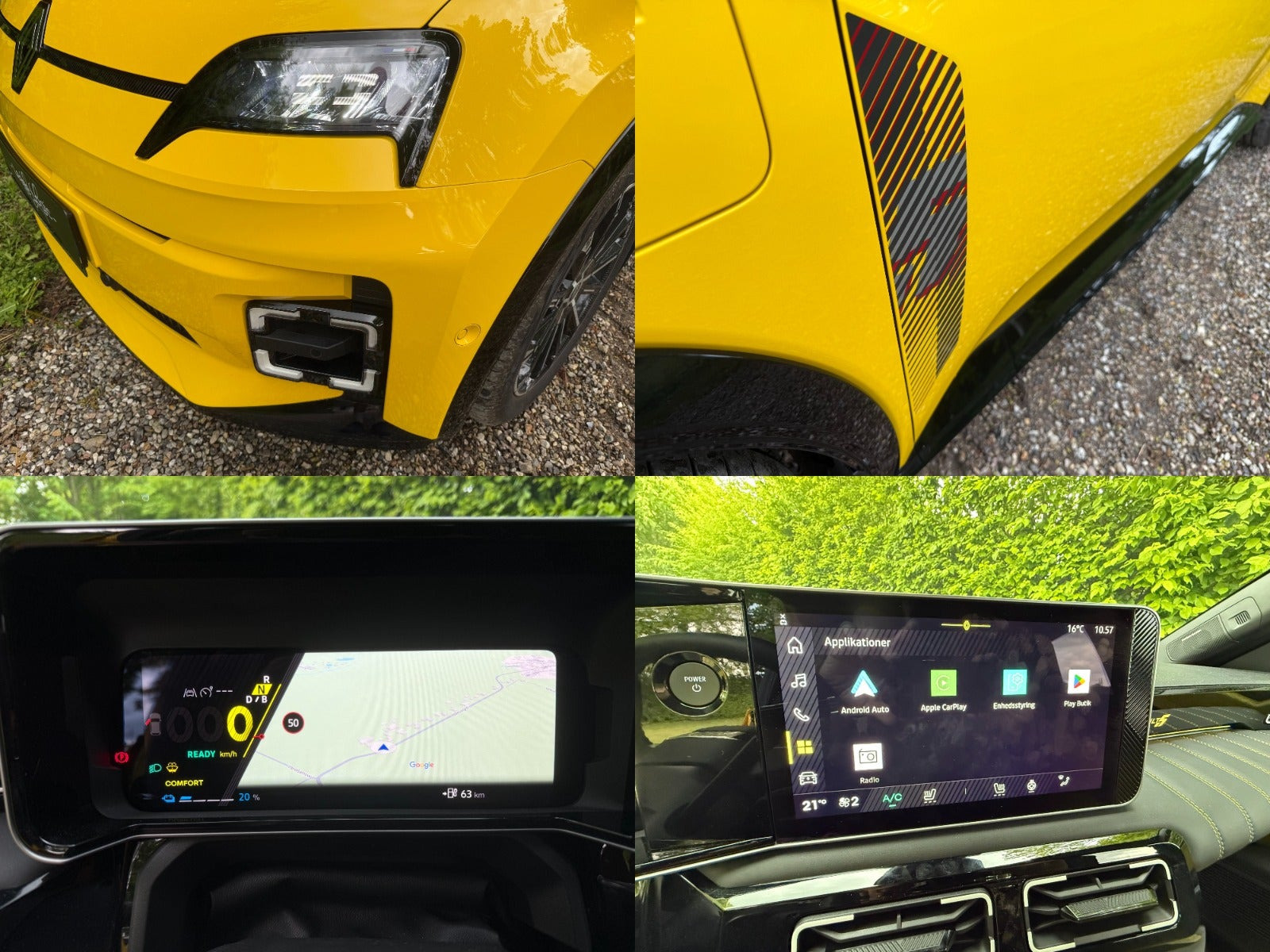 Gul Renault 5 E-Tech fra 2025