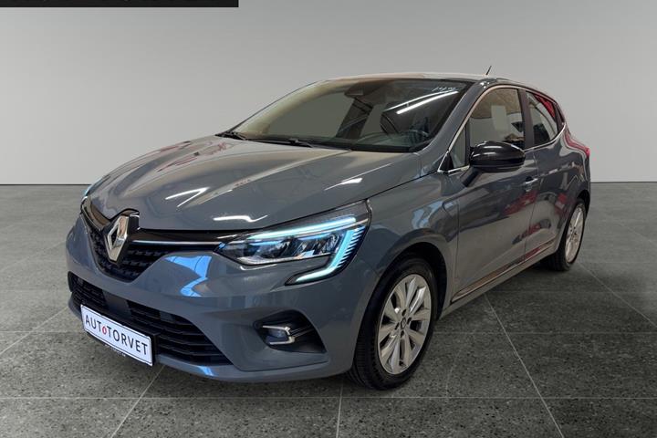 Grå Renault Clio V fra 2020 set udefra
