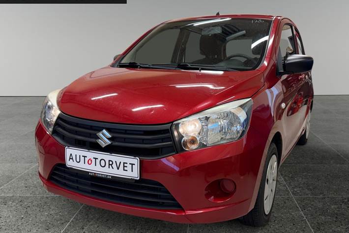Rød Suzuki Celerio fra 2015