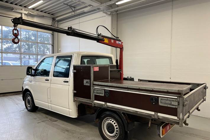 Hvid VW Transporter fra 2018