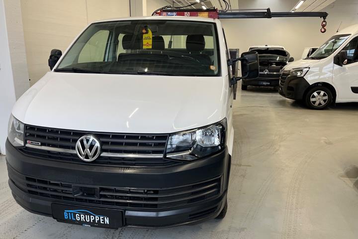 Hvid VW Transporter fra 2018