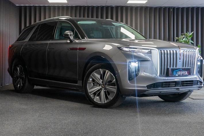 Grå Hongqi E-HS9 fra 2024